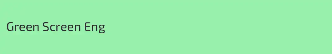 Green Screen Eng